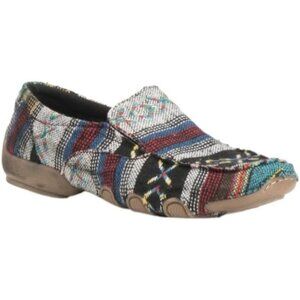 Roper Women's Liza Driving Style Loafer Moccasin Multi-Colored Size 6.5 NEW